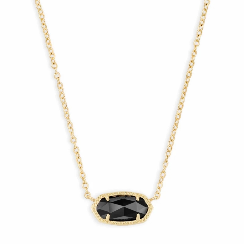 Kendra Scott Elisa In Black Opaque Glass